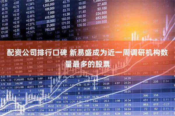配资公司排行口碑 新易盛成为近一周调研机构数量最多的股票